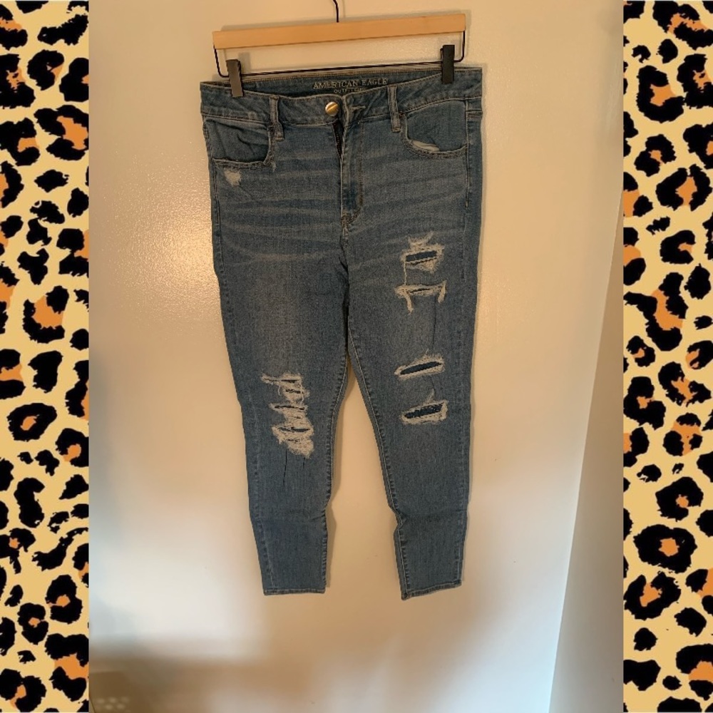 AEO distressed jeans
